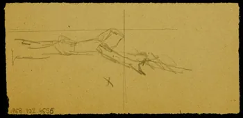 partie d'un ensemble de dessins Silhouette 1968.102.4656  Photo Mucem