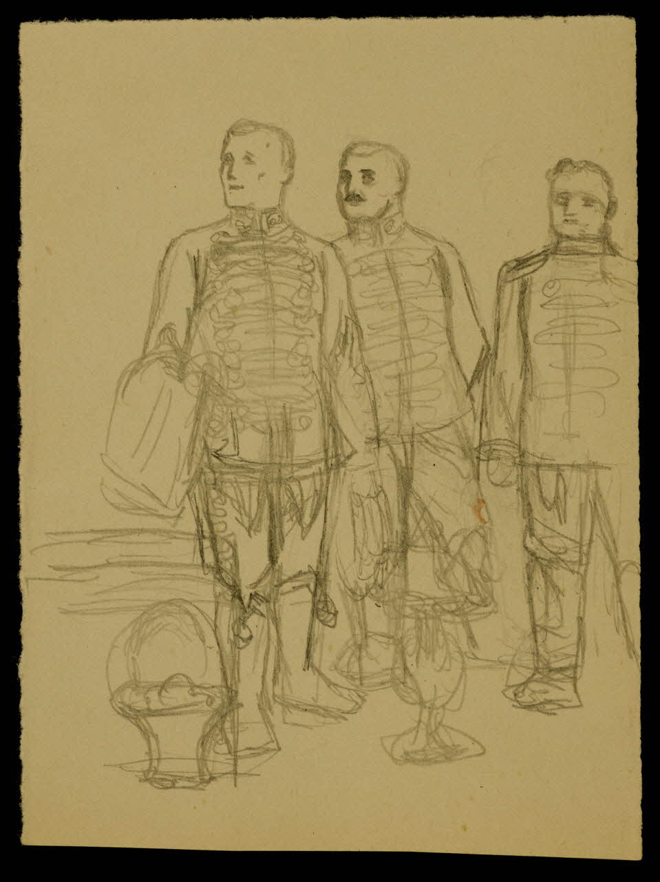 partie d'un ensemble de dessins Esquisse 1968.102.4666 Photo Mucem