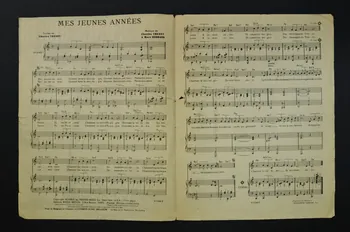 Charles Herrand ; Charles Trénet ; Les Compagnons De La Chanson ; France Music; ; Raoul Breton chanson petit format Île-de-France, France 1949 1965.159.77 Photo Mucem