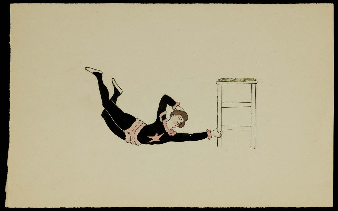partie d'un ensemble de dessins Numéro d'acrobate 1968.102.4681 Photo Mucem