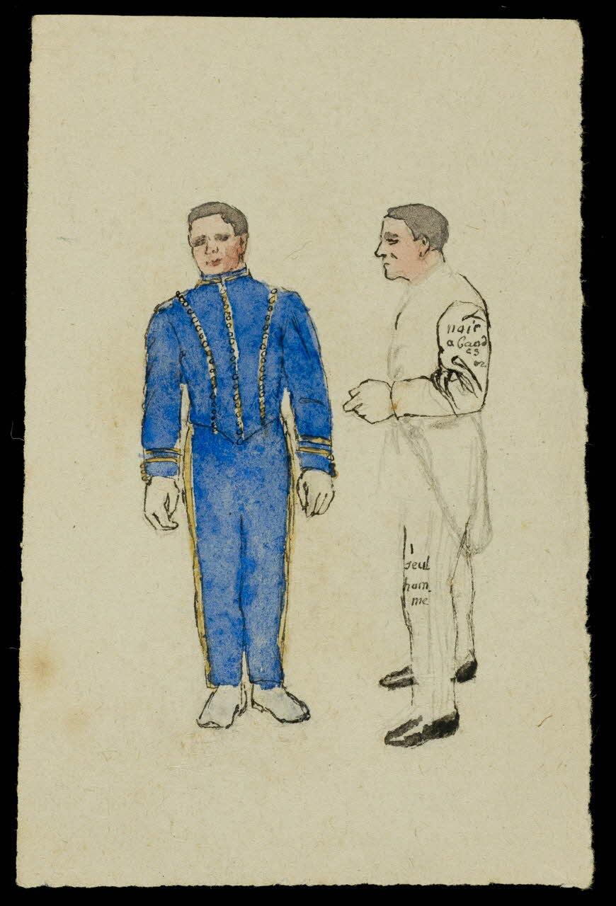 partie d'un ensemble de dessins Artistes du cirque 1968.102.4683 Photo Mucem