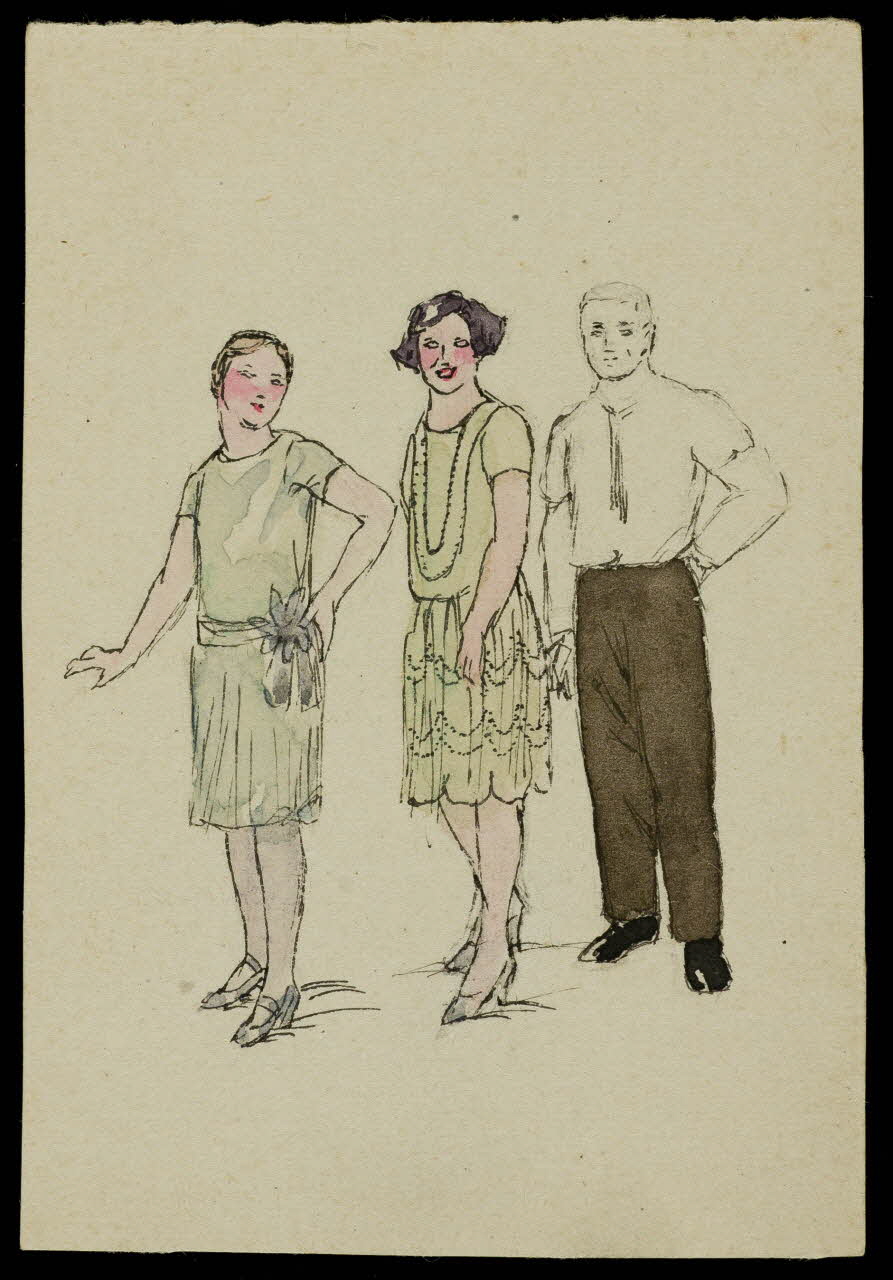 partie d'un ensemble de dessins Artistes du cirque 1968.102.4684 Photo Mucem