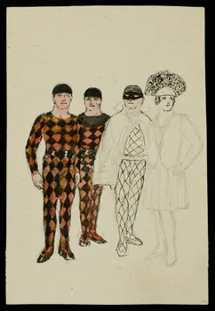 partie d'un ensemble de dessins Artistes du cirque 1968.102.4685  Photo Mucem