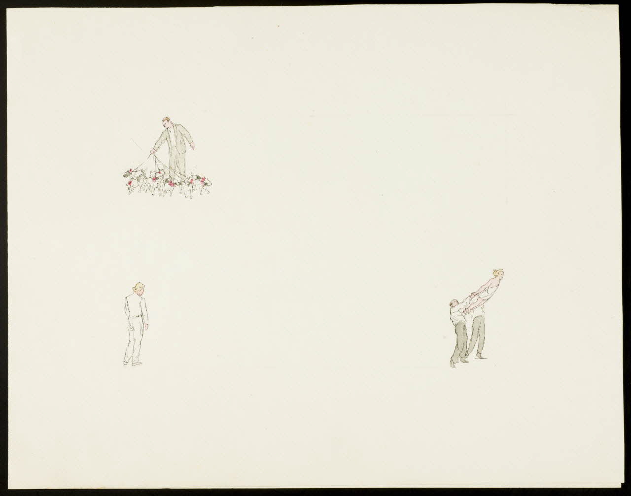 partie d'un ensemble de dessins Artistes de cirque 1968.102.4691 Photo Mucem