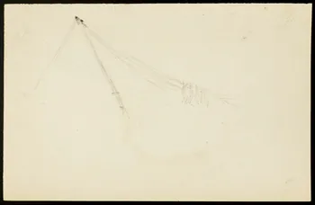 partie d'un ensemble de dessins Montage d'un chapiteau de cirque 1968.102.4697 Photo Mucem