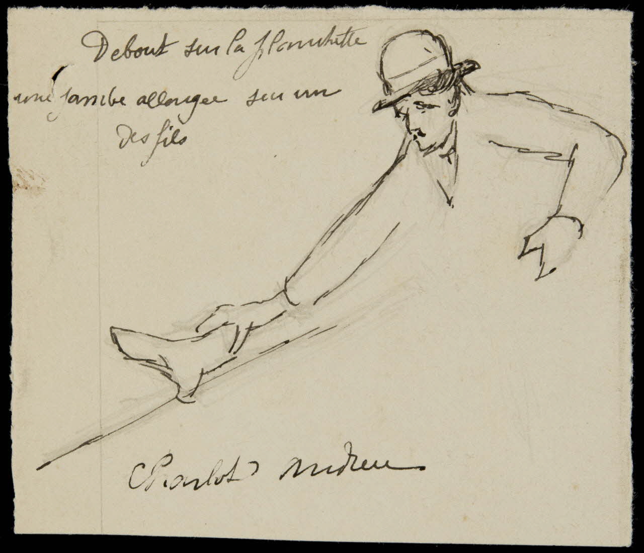 partie d'un ensemble de dessins Charlot Andreu 1968.102.470 Photo Mucem