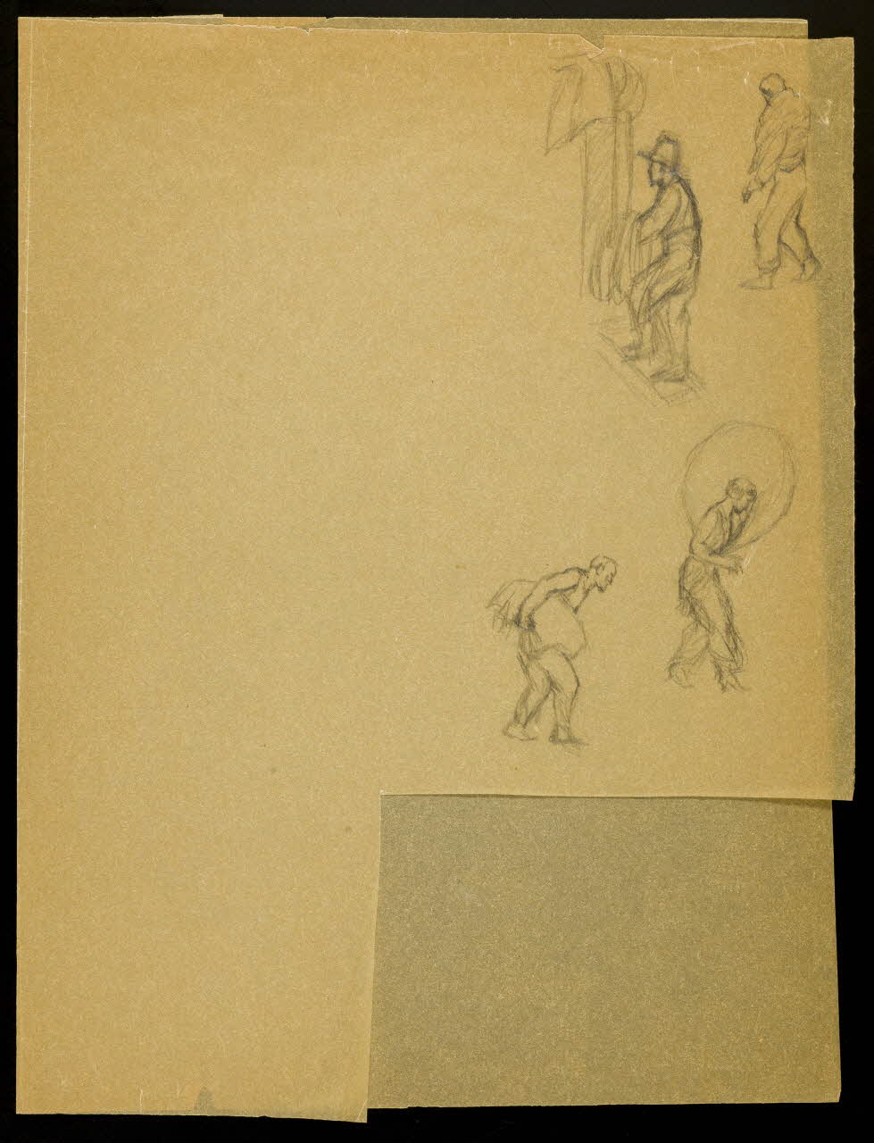 partie d'un ensemble de dessins Personnages de cirque 1968.102.4700 Photo Mucem