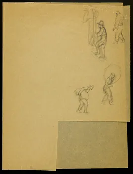 partie d'un ensemble de dessins Personnages de cirque 1968.102.4700 Photo Mucem