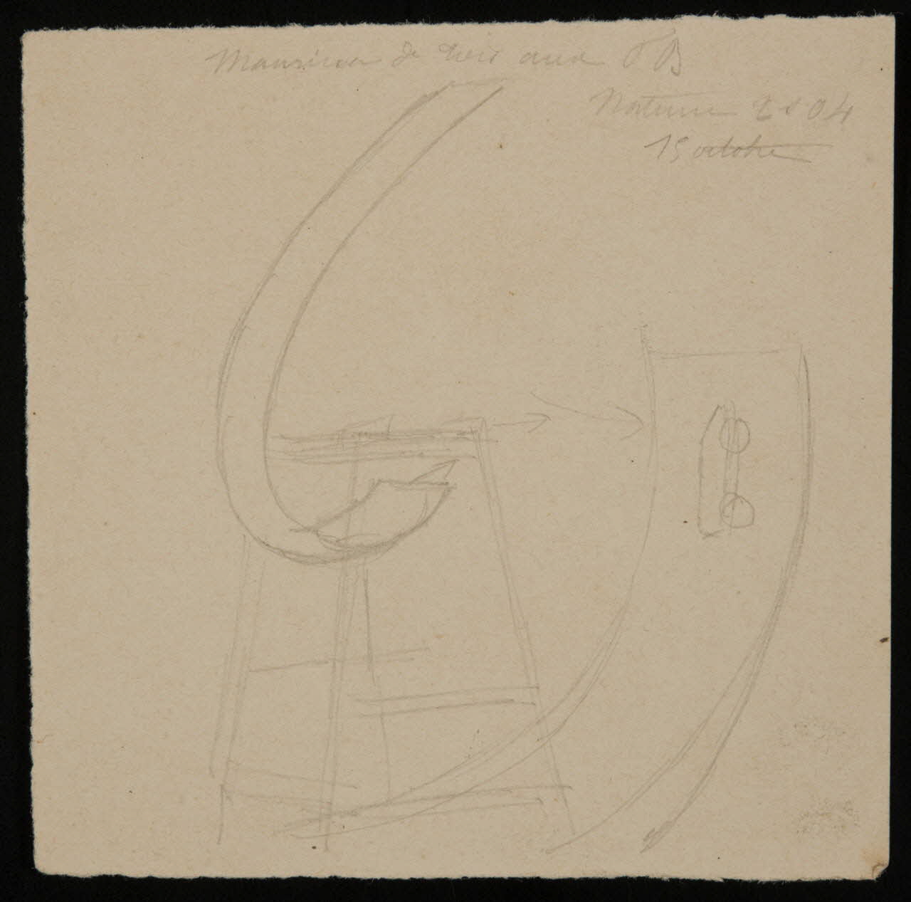 partie d'un ensemble de dessins Monsieur de Thiers au FB 1968.102.4712 Photo Mucem