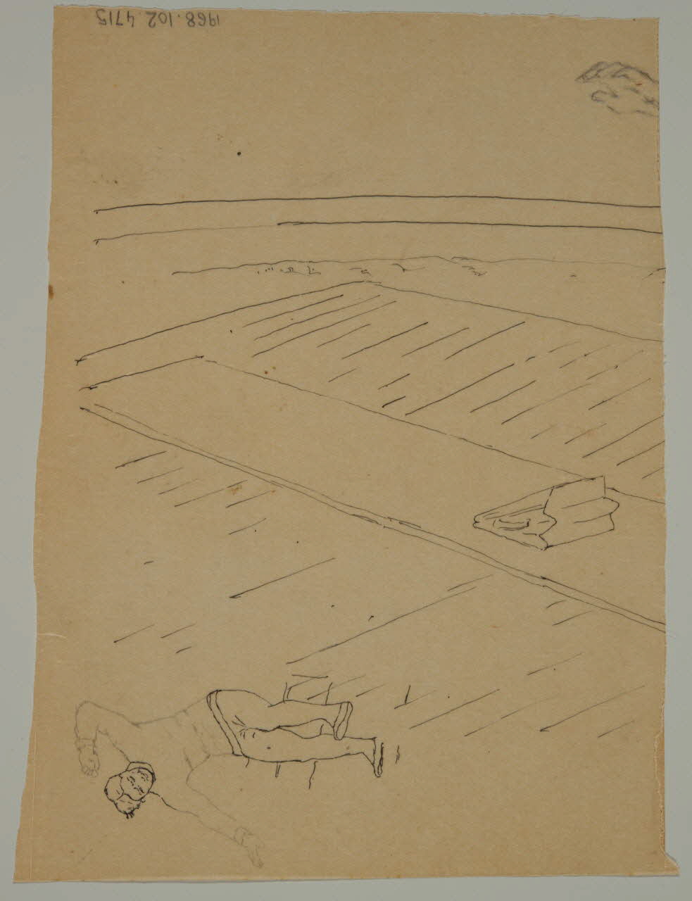 partie d'un ensemble de dessins Artiste de cirque 1968.102.4715 Photo Mucem
