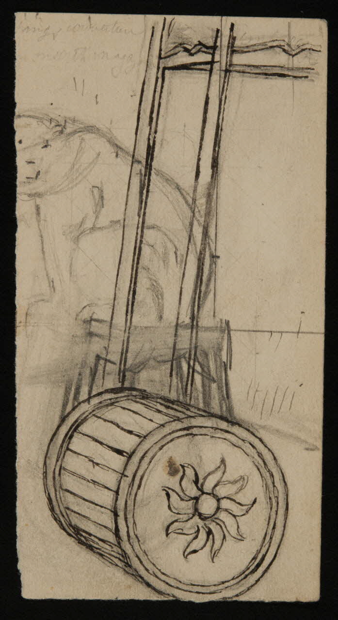 partie d'un ensemble de dessins Matériel de cirque 1968.102.4716.1 Photo Mucem