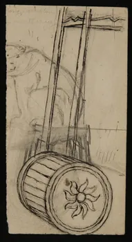 partie d'un ensemble de dessins Matériel de cirque 1968.102.4716.1 Photo Mucem