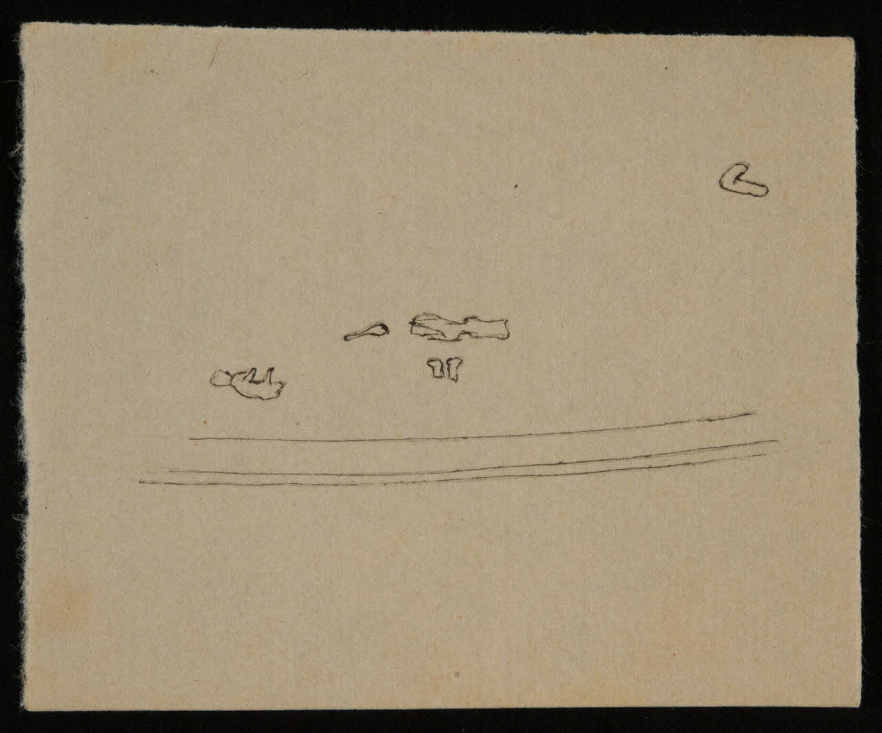 partie d'un ensemble de dessins Esquisse 1968.102.4720 Photo Mucem
