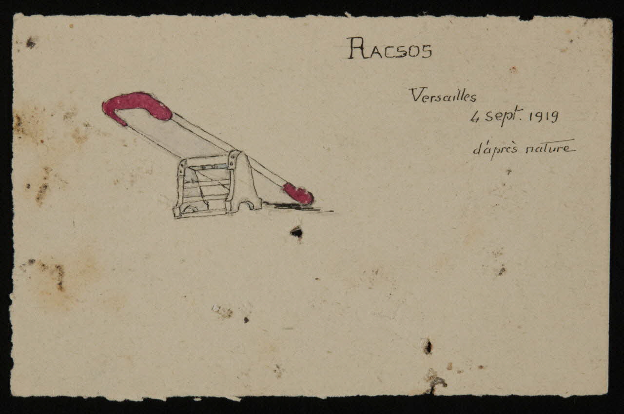 partie d'un ensemble de dessins RACSOS 1968.102.4721 Photo Mucem