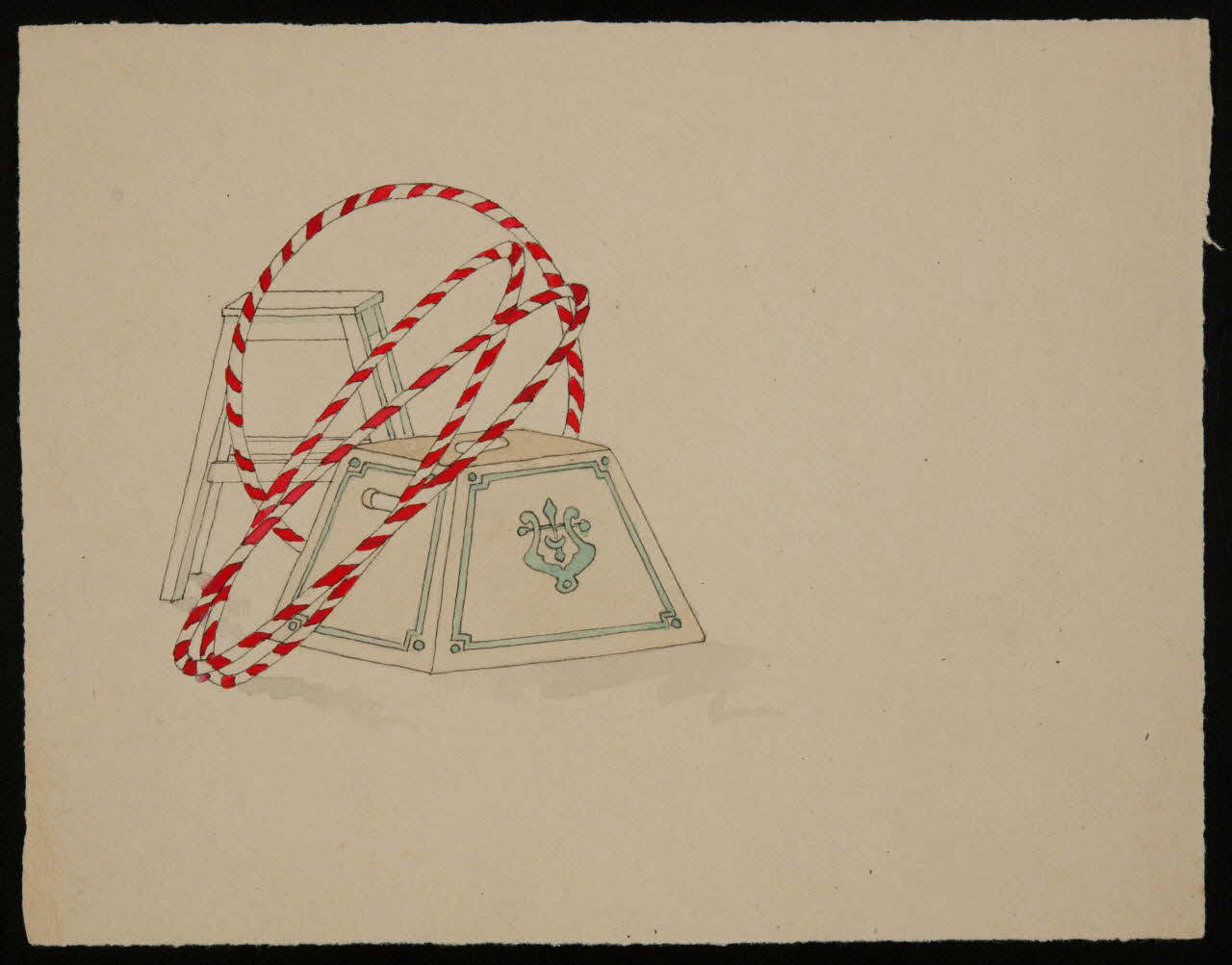 partie d'un ensemble de dessins Cerceaux et matériel de cirque 1968.102.4723 Photo Mucem