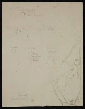 partie d'un ensemble de dessins Arizonas 1968.102.4729 Photo Mucem