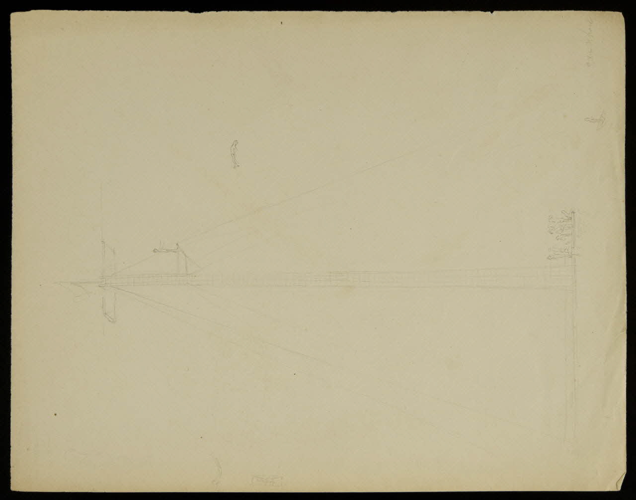 partie d'un ensemble de dessins Acrobates sautant du haut d'un mât 1968.102.4748 Photo Mucem