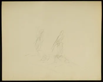 partie d'un ensemble de dessins Acrobates 1968.102.4751  Photo Mucem