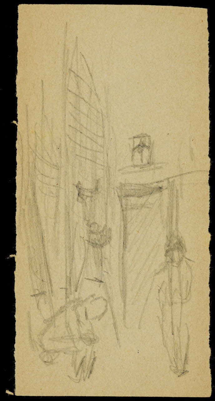partie d'un ensemble de dessins Esquisse 1968.102.4765.2 Photo Mucem