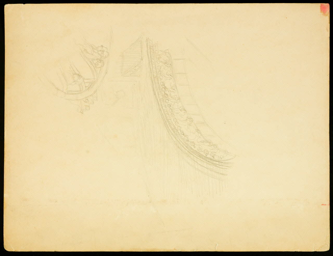 partie d'un ensemble de dessins Scène de cirque 1968.102.4771 Photo Mucem