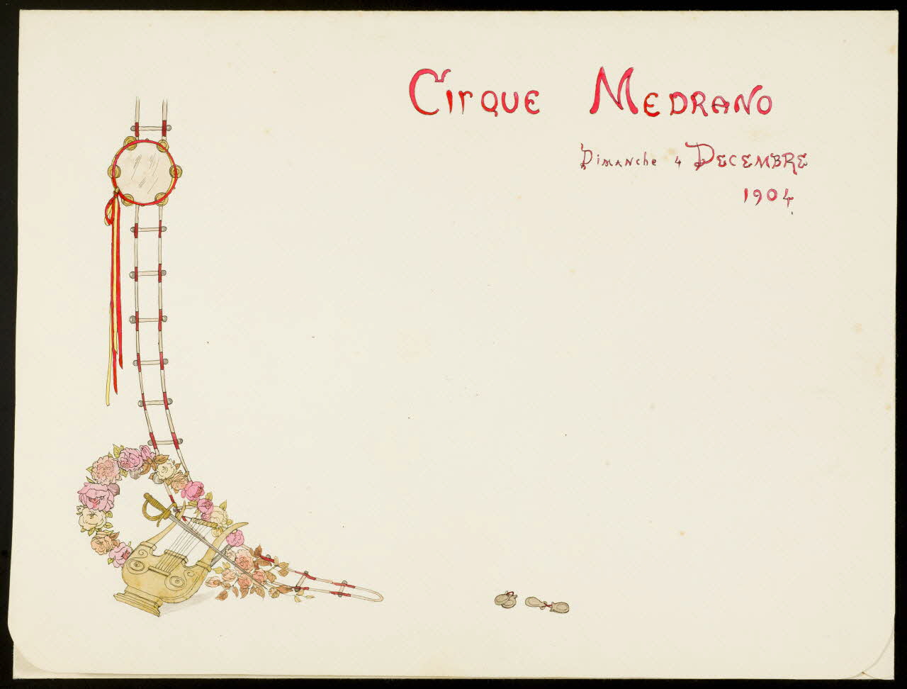 partie d'un ensemble de dessins CIRQUE MEDRANO  DIMANCHE 4 DECEMBRE  1904 1968.102.4788 Photo Mucem