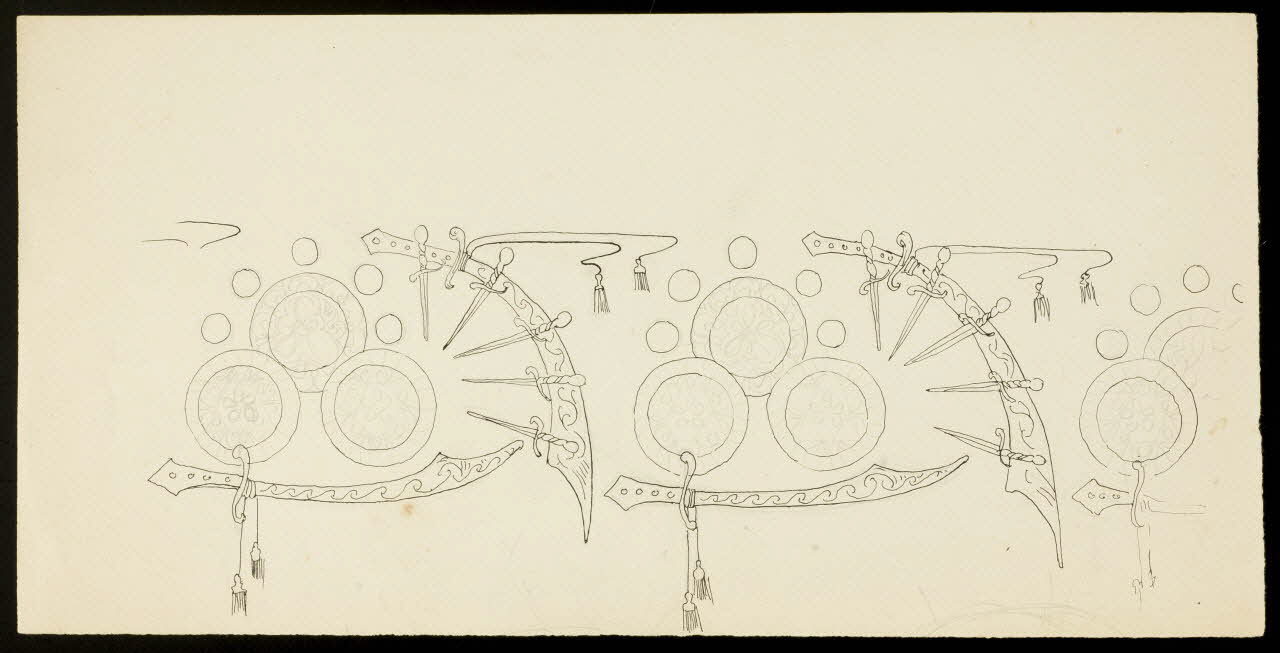 partie d'un ensemble de dessins Accessoires du spectacle 1968.102.4799.2 Photo Mucem