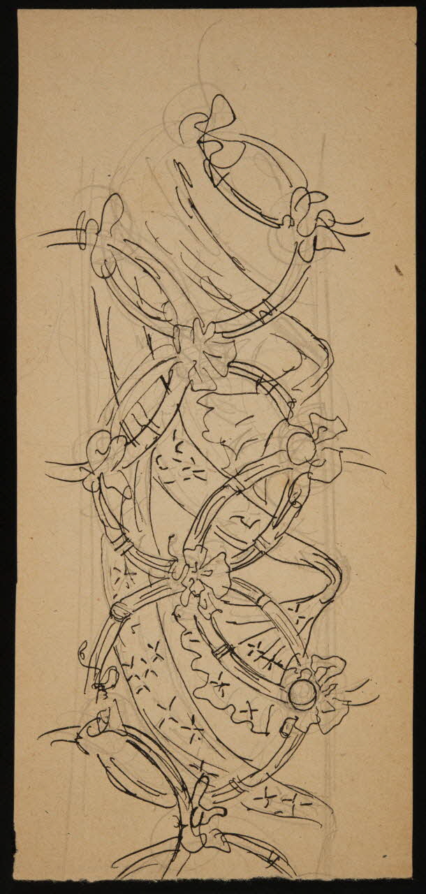 partie d'un ensemble de dessins Ornementation 1968.102.4800.1 Photo Mucem