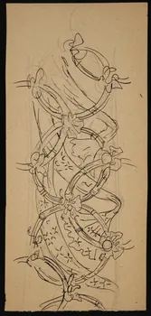 partie d'un ensemble de dessins Ornementation 1968.102.4800.1 Photo Mucem