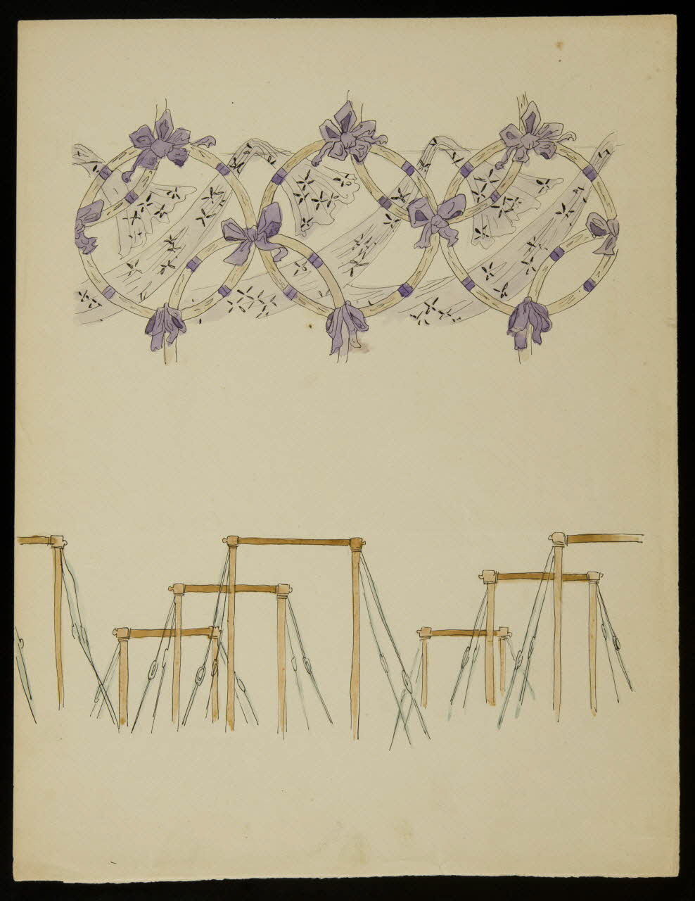 partie d'un ensemble de dessins Accessoires du spectacle 1968.102.4800.2 Photo Mucem