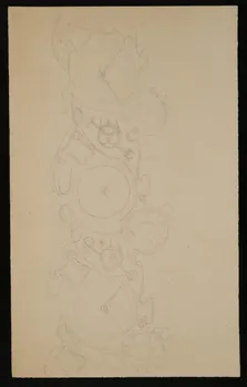 partie d'un ensemble de dessins Ornementation 1968.102.4805  Photo Mucem