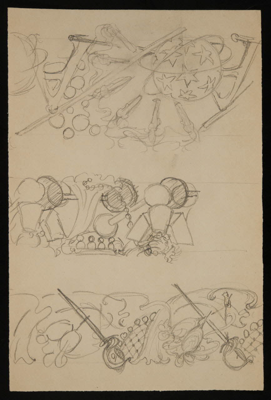 partie d'un ensemble de dessins Ornementation 1968.102.4806 Photo Mucem