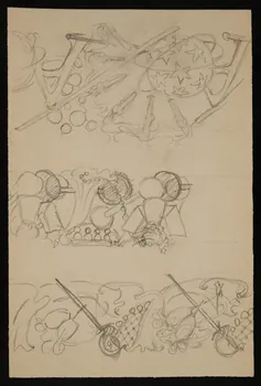 partie d'un ensemble de dessins Ornementation 1968.102.4806 Photo Mucem