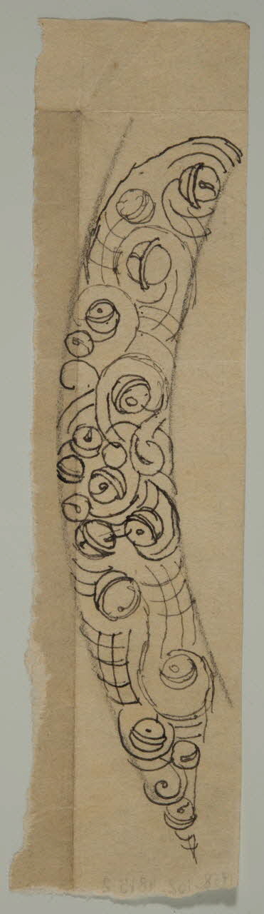partie d'un ensemble de dessins Ornementation 1968.102.4815.2 Photo Mucem