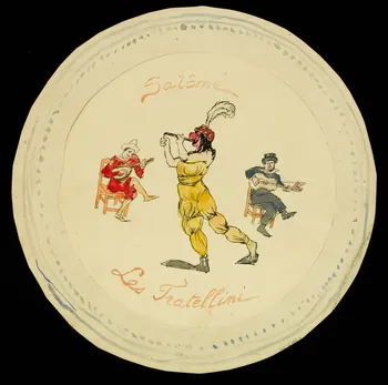 partie d'un ensemble de dessins Les Fratellini 1968.102.4815.3 Photo Mucem