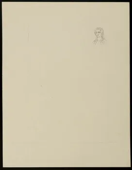 partie d'un ensemble de dessins Portrait d'homme 1968.102.4819  Photo Mucem
