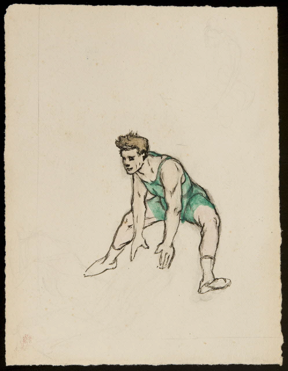 partie d'un ensemble de dessins Numéro d'acrobate 1968.102.482 Photo Mucem