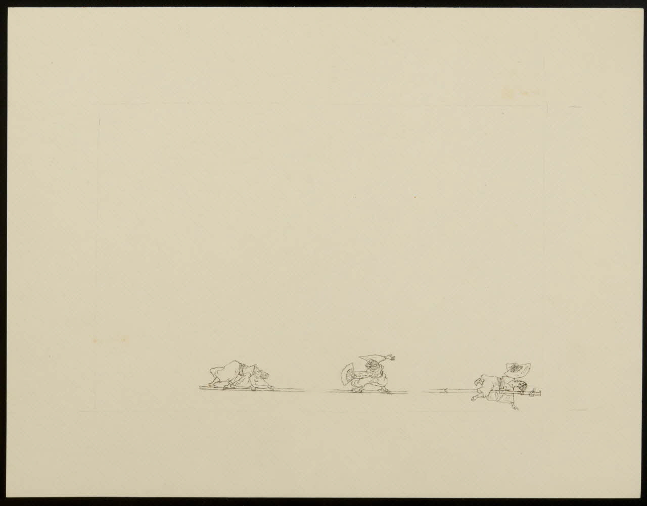 partie d'un ensemble de dessins Equilibristes 1968.102.4821 Photo Mucem