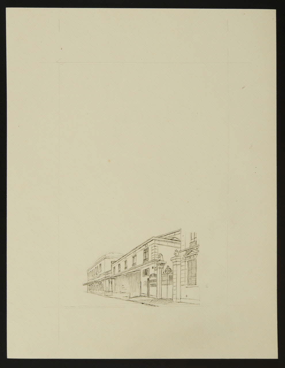 partie d'un ensemble de dessins Rue 1968.102.4828 Photo Mucem