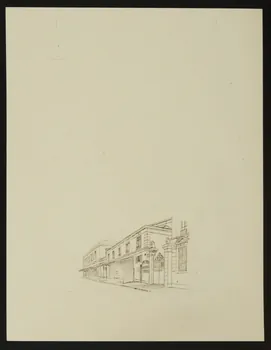 partie d'un ensemble de dessins Rue 1968.102.4828  Photo Mucem