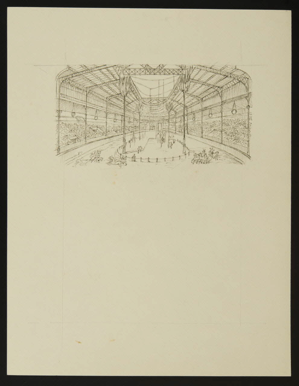 partie d'un ensemble de dessins Hippodrome 1968.102.4829 Photo Mucem