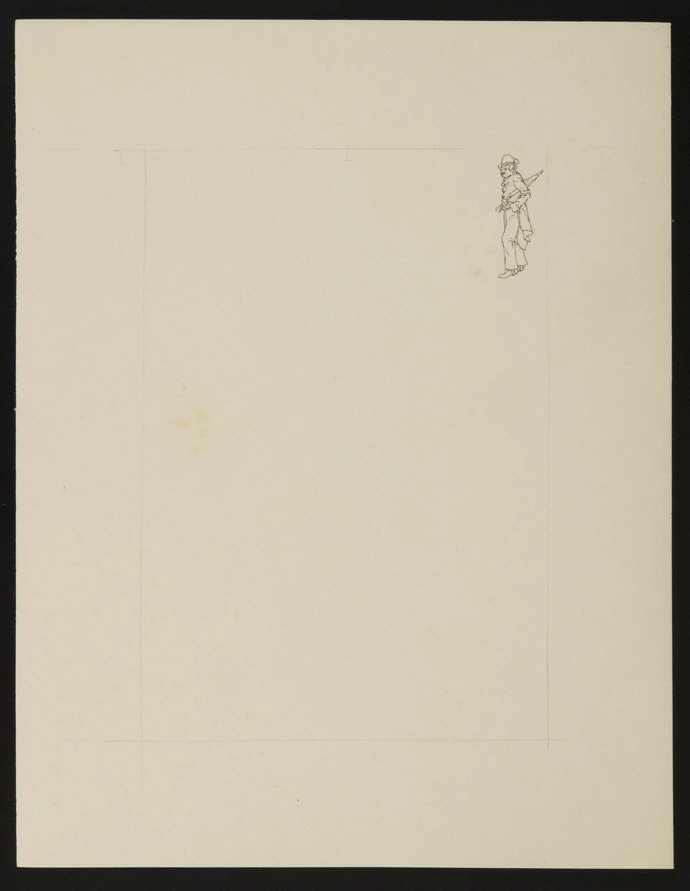 partie d'un ensemble de dessins Artiste du cirque 1968.102.4832 Photo Mucem