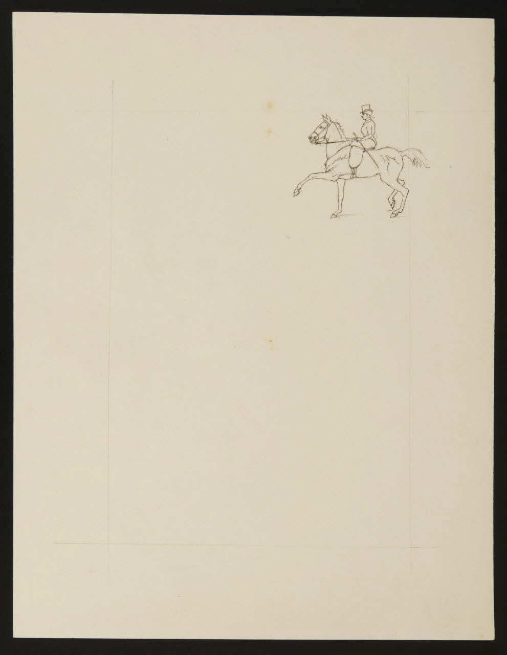 partie d'un ensemble de dessins Numéro de dressage : pas espagnol 1968.102.4835 Photo Mucem