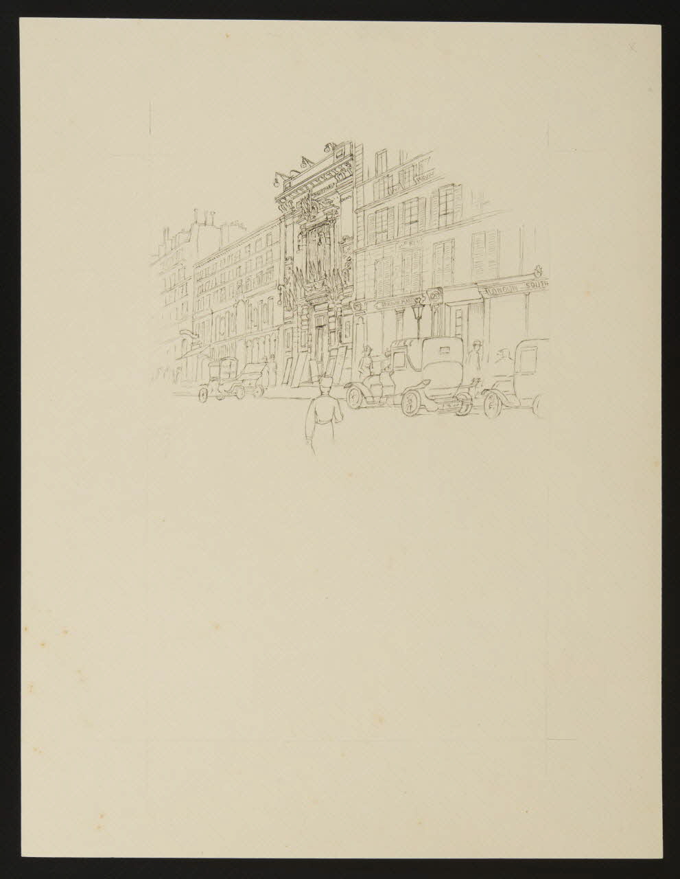 partie d'un ensemble de dessins Rue 1968.102.4838 Photo Mucem