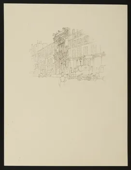 partie d'un ensemble de dessins Rue 1968.102.4838  Photo Mucem