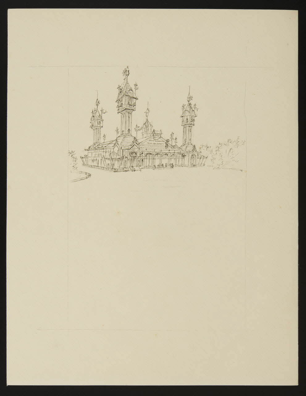 partie d'un ensemble de dessins Théâtre pour enfants 1968.102.4844 Photo Mucem