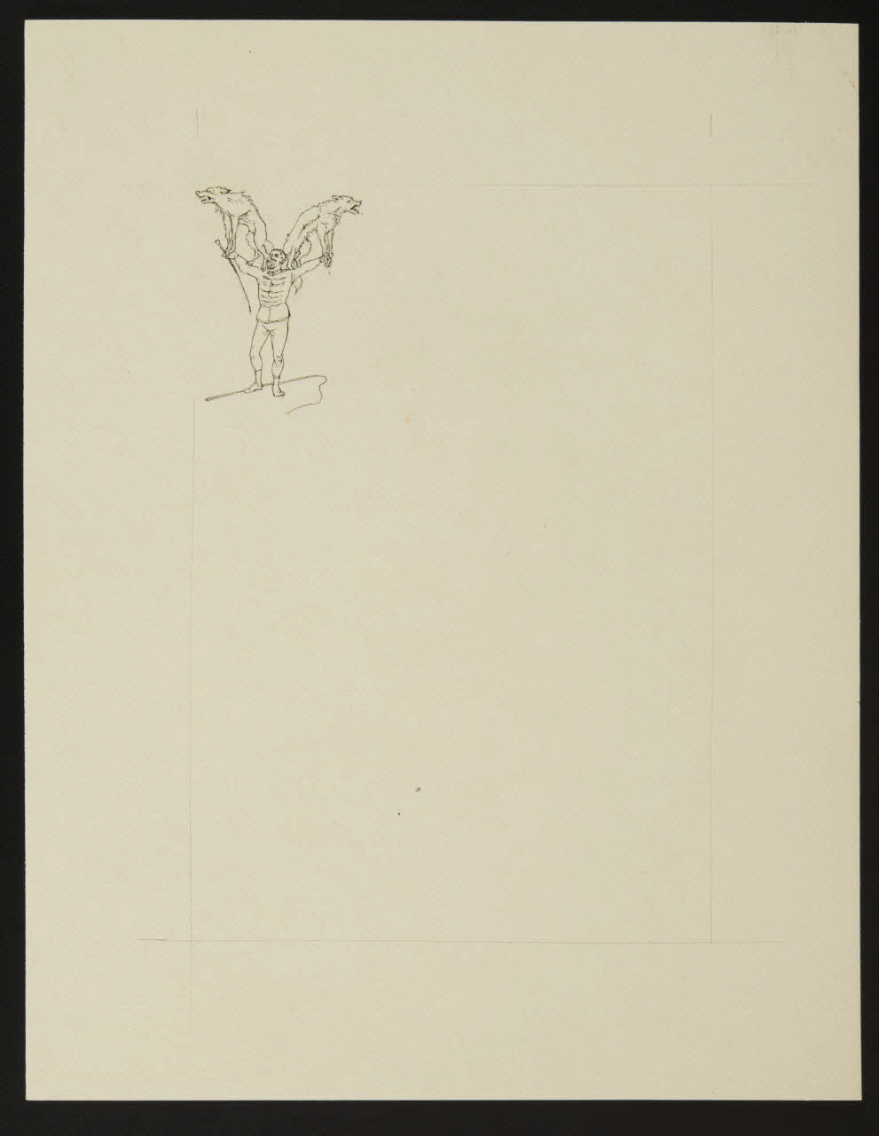 partie d'un ensemble de dessins Numéro de dressage 1968.102.4847 Photo Mucem