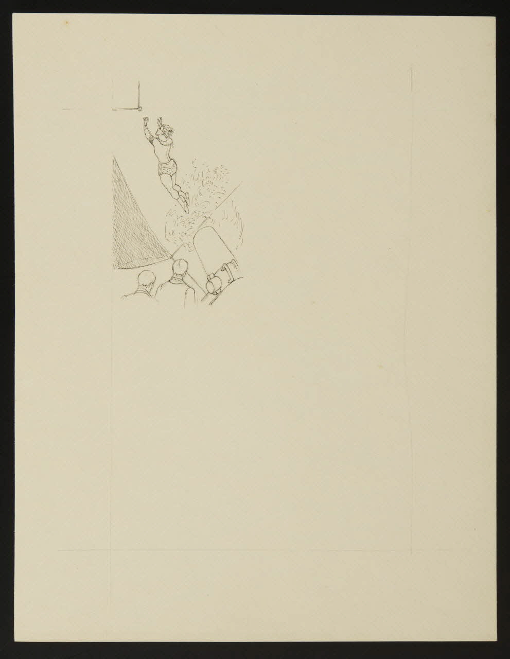 partie d'un ensemble de dessins Numéro d'acrobate 1968.102.4848 Photo Mucem