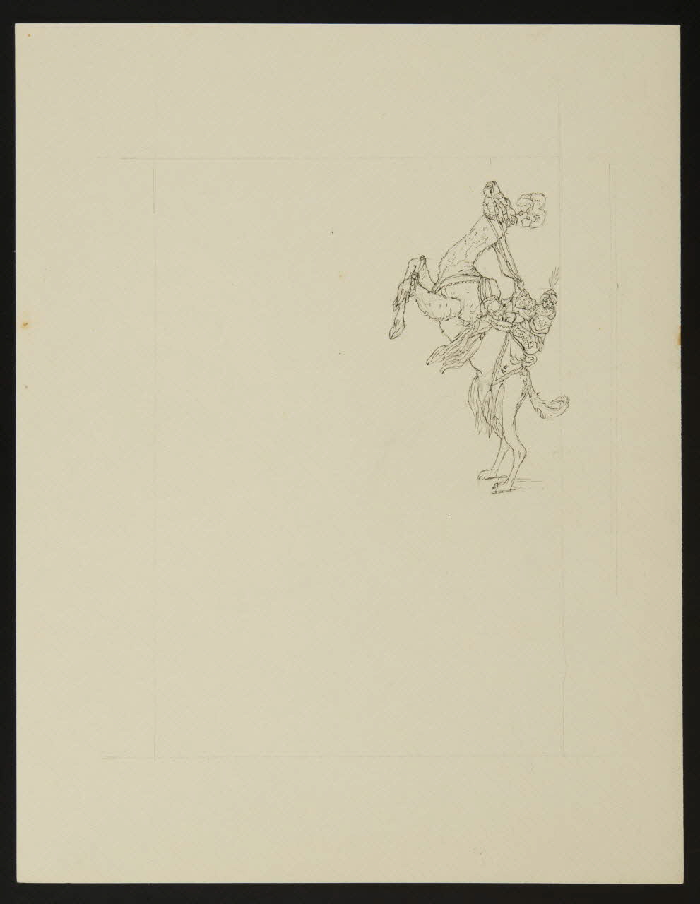 partie d'un ensemble de dessins Numéro de dromadaire 1968.102.4851 Photo Mucem