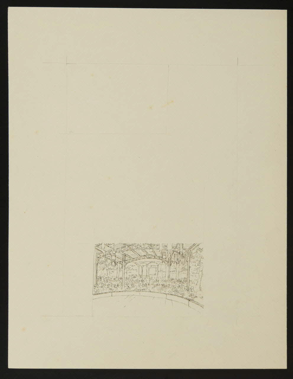 partie d'un ensemble de dessins Intérieur du cirque 1968.102.4852 Photo Mucem