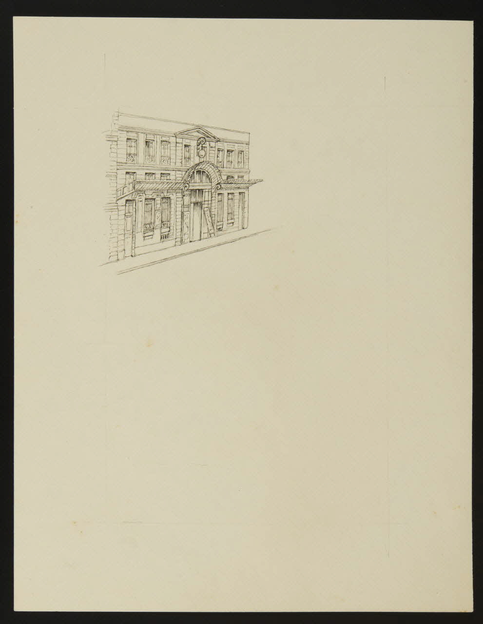 partie d'un ensemble de dessins Bâtiment 1968.102.4853 Photo Mucem